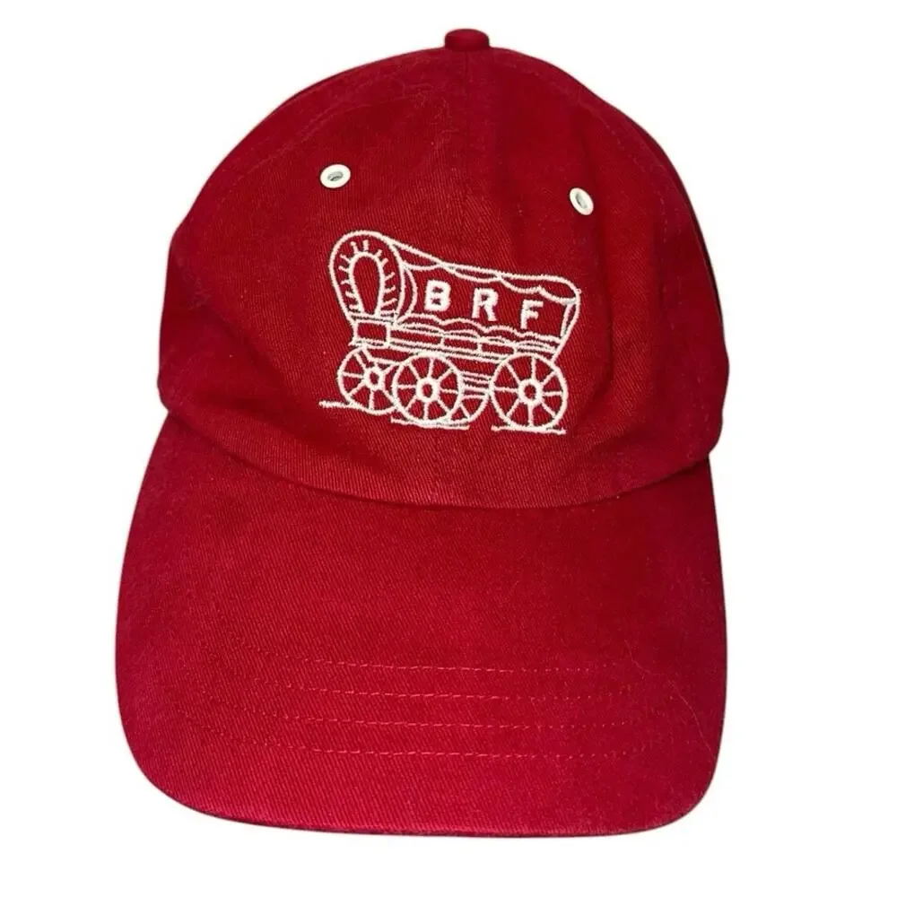 Big Red Fasteners BRF Wagon Red‎ Adjustable Dad Hat Cap